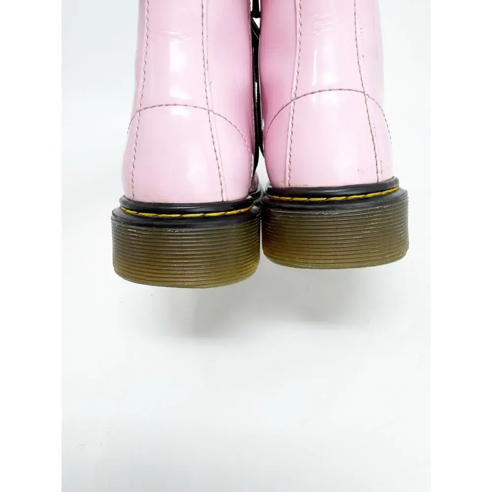 Girls Doc Marten Dr. Marten Pale Pink Combat Boots size 2